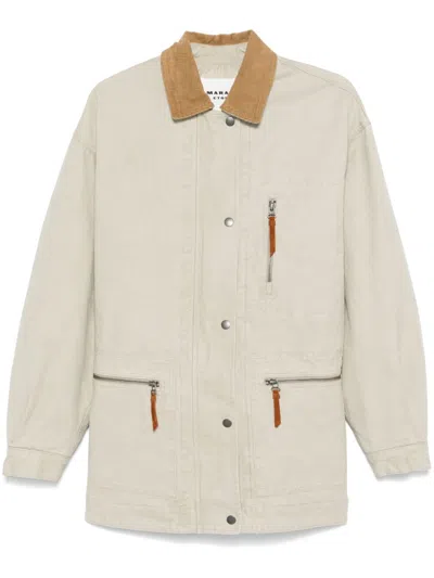 Isabel Marant Étoile Kimelia Mantel In Beige