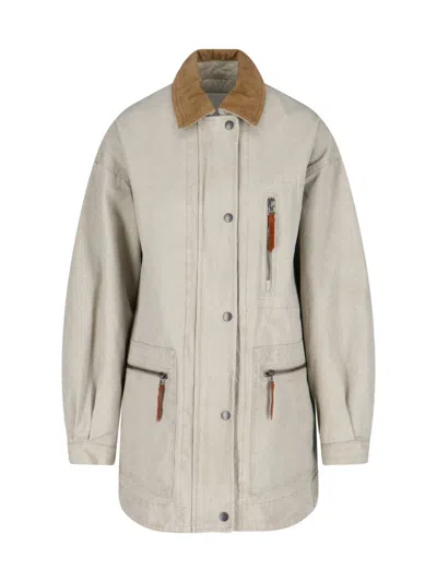 Isabel Marant Étoile "kimelia" Work Jacket – Beige In Neutrals