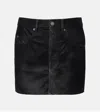 Isabel Marant Étoile Kimmy Faux Leather Miniskirt In Black