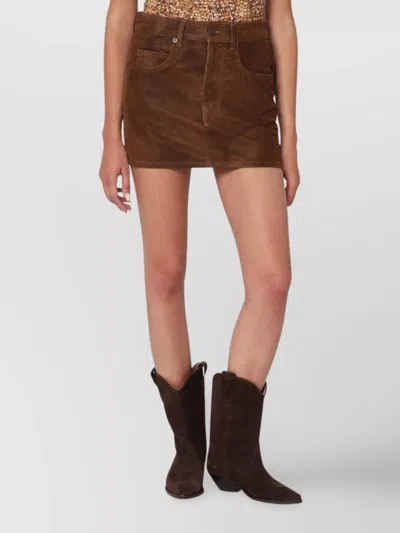 ISABEL MARANT ÉTOILE KIMMY MINI SKIRT FAUX LEATHER