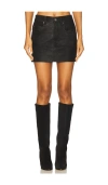 Isabel Marant Étoile Isabel Marant Etoile Black Synthetic Leather Kimmy Mini Skirt In Black