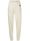 Isabel Marant Étoile Elastic Waistband Side Pockets Trousers In Neutral