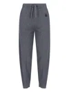 Isabel Marant Étoile Straight Leg Trousers Elastic Waistband In Gray
