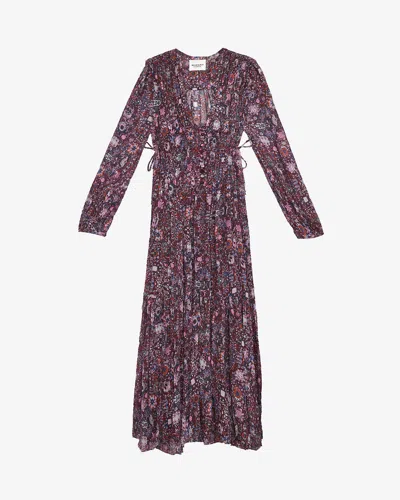 Isabel Marant Étoile Briane Dress In Purple