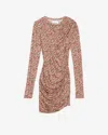Isabel Marant Étoile Denise Mini Dress In Orange