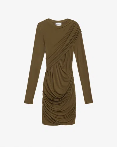 Isabel Marant Étoile Denise Dress In Brown
