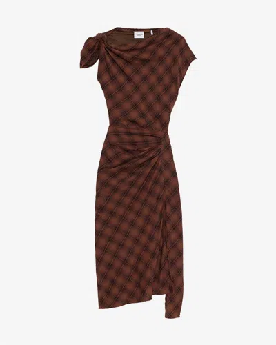 Isabel Marant Étoile Naerys Dress In Brown