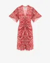 Isabel Marant Étoile Kleid Vivienne In Red