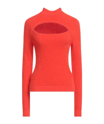 Isabel Marant Étoile Knit Long-sleeve Turtleneck Sweater In Red