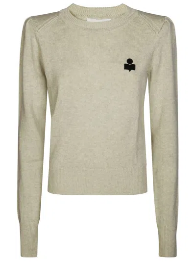 Isabel Marant Étoile Isabel Marant Etoile Melange Cream Cotton Blend Abelle Sweater In Neutral