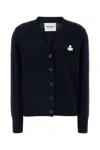 Isabel Marant Étoile Isabel Marant Etoile Midnight Blue Cotton Blend Karina Cardigan In Blue