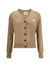 Isabel Marant Étoile Karina Cardigan In Brown
