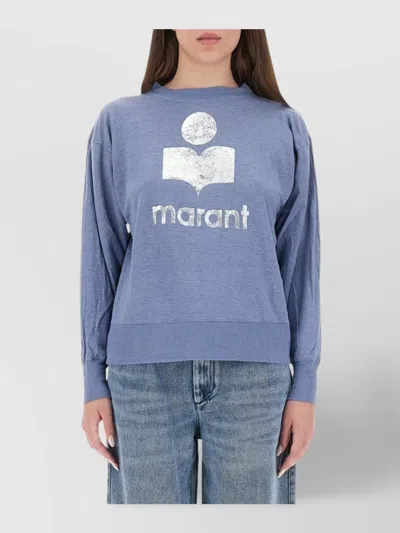 Isabel Marant Étoile Knitwear Crew Neck Long Sleeves In Blue