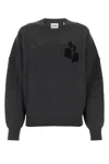 Isabel Marant Étoile Isabel Marant Etoile Woman Melange Dark Grey Stretch Cotton Blend Altee Sweater In Grey