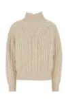 Isabel Marant Étoile Isabel Marant Etoile Ivory Cotton Blend Bolinea Sweater In White