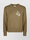 Isabel Marant Étoile Relaxed Fit Long Sleeve Jersey Top With Ribbed Details