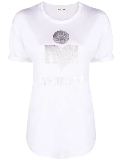 Isabel Marant Étoile Koldi Linen T-shirt In White