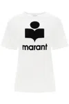 Isabel Marant Étoile Isabel Marant Etoile Koldi Logo Embossed T Shirt In White