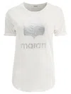 Isabel Marant Étoile Zewel Logo Print T-shirt In White