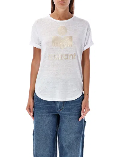 ISABEL MARANT ÉTOILE KOLDI LOGO PRINTED CREWNECK T-SHIRT