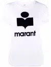 Isabel Marant Étoile Isabel Marant Etoile Logo Print Zewel Short-sleeve T-shirt In White