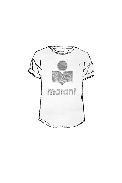Isabel Marant Étoile Koldi Tee Shirt In 0 Linen In White