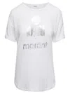 Isabel Marant Étoile Isabel Marant Etoile Koldi Logo Print Linen T-shirt In White