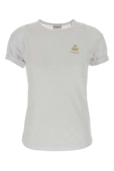 Isabel Marant Étoile Isabel Marant Etoile Koldia Linen T-shirt In Gray
