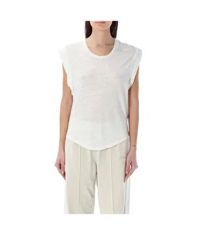 Isabel Marant Étoile Kotty Linen T-shirt In White