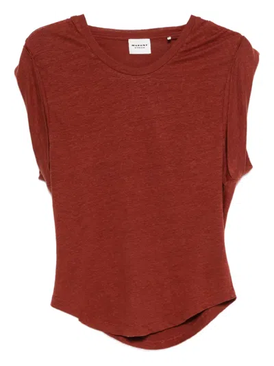 Isabel Marant Étoile Kotty T-shirt In Brown