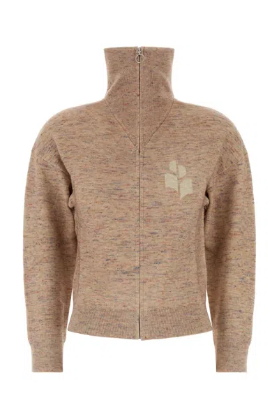Isabel Marant Étoile Isabel Marant Etoile Koxy Stretch Viscose Blend Cardigan In Brown