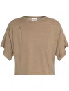 Isabel Marant Étoile Kyanza Linen T-shirt In Green