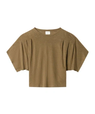 ISABEL MARANT ÉTOILE KYANZA PLEATED T-SHIRT