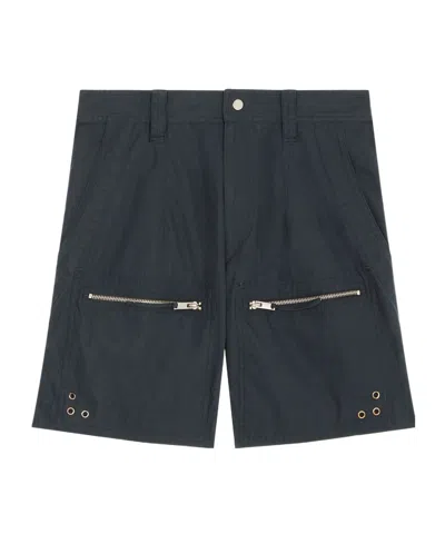 Isabel Marant Étoile Kynan Cotton Shorts In Black