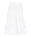 Isabel Marant Étoile White Cotton Voile Dusta Long Skirt In White