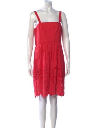 Pre-owned Isabel Marant Étoile Lace Pattern Mini Dress In Pink