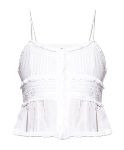 Isabel Marant Étoile Lace Sling In White