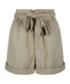 Isabel Marant Étoile Lace-up Shorts In Brown