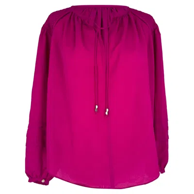 Isabel Marant Etoile Lamaya Blouse In Pink Polyester
