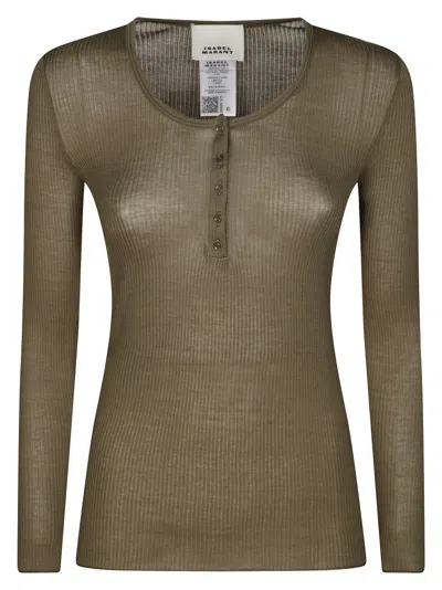 Isabel Marant Étoile Lamylic T-shirt In Green