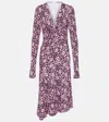 Isabel Marant Étoile Lania Floral-print Stretch-jersey Midi Dress In Multicoloured