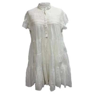 Isabel Marant Etoile Lanikaye Mini Dress In White Cotton