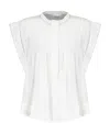 Isabel Marant Étoile Marant Étoile Woman Top Ivory Size 4 Cotton In White