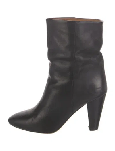Pre-owned Isabel Marant Étoile Leather Boots In Black