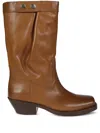 Isabel Marant Étoile Leather Boots In Brown