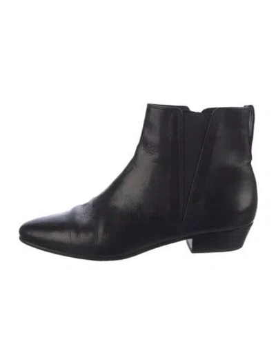 Pre-owned Isabel Marant Étoile Leather Chelsea Boots In Black