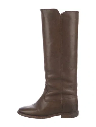 Pre-owned Isabel Marant Étoile Leather Riding Boots In Brown