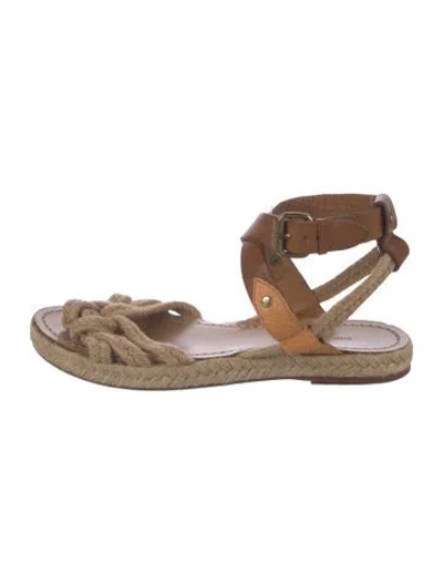 Pre-owned Isabel Marant Étoile Leather Sandals In Brown