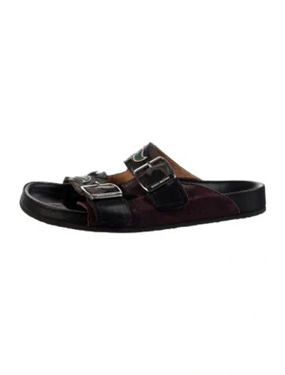 Pre-owned Isabel Marant Étoile Leather Slides In Multi