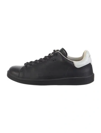 Pre-owned Isabel Marant Étoile Leather Sneakers In Blue